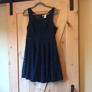 Blue dress